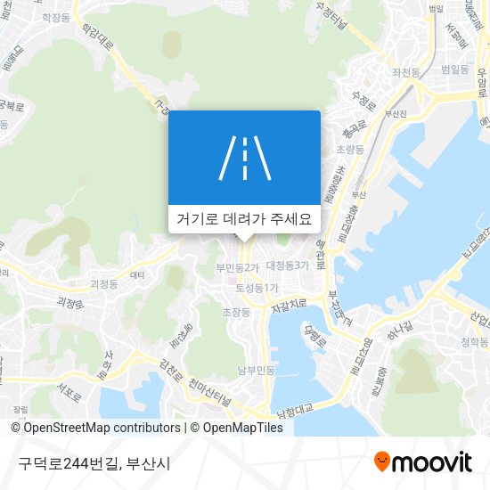 구덕로244번길 지도