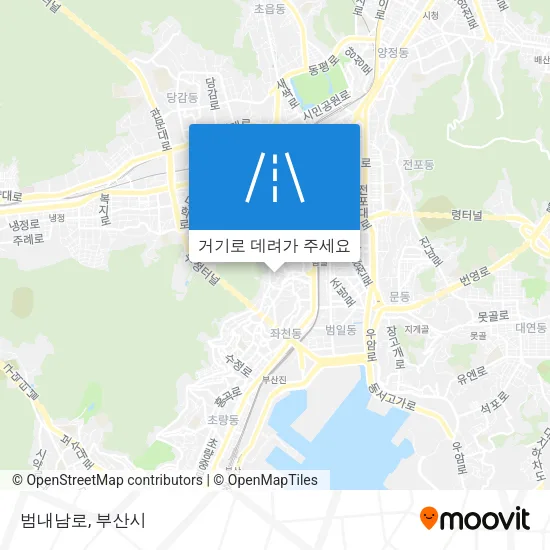 범내남로 지도
