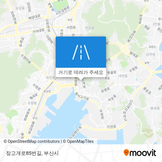 장고개로85번길 지도