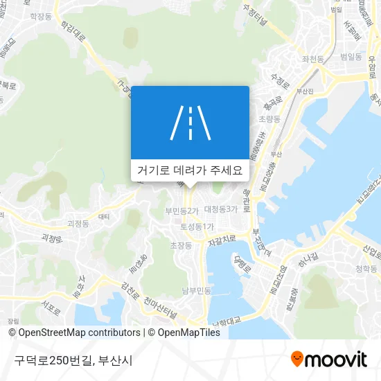 구덕로250번길 지도