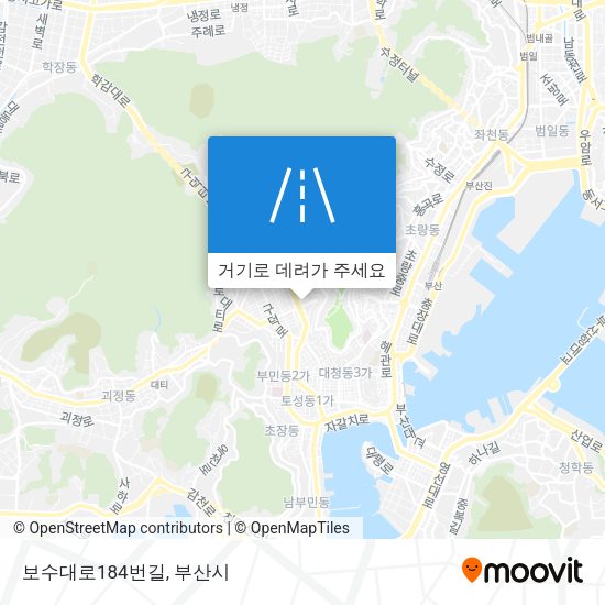 보수대로184번길 지도