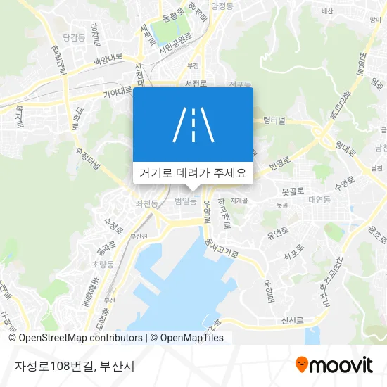 자성로108번길 지도