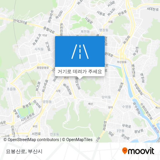 묘봉산로 지도
