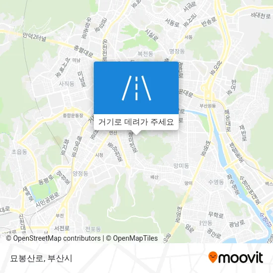 묘봉산로 지도