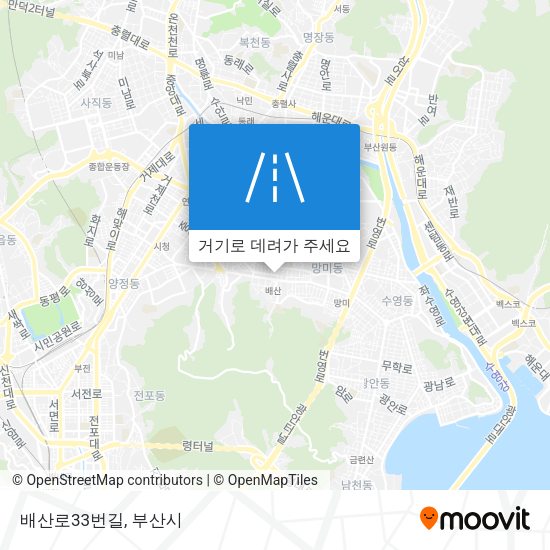 배산로33번길 지도