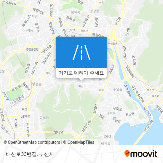 배산로33번길 지도
