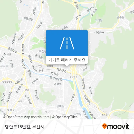 명안로18번길 지도
