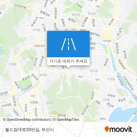 월드컵대로20번길 지도