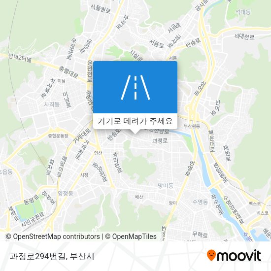 과정로294번길 지도