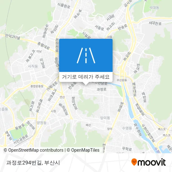 과정로294번길 지도