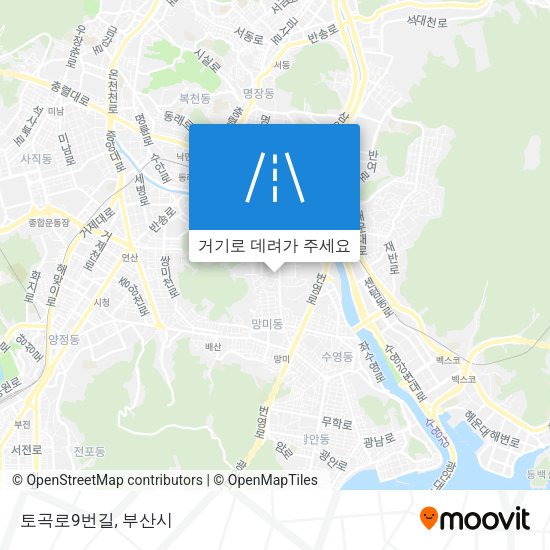 토곡로9번길 지도