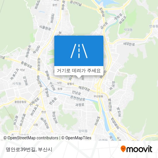 명안로39번길 지도