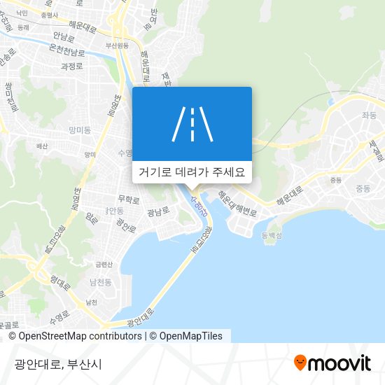 광안대로 지도
