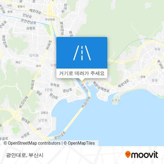 광안대로 지도