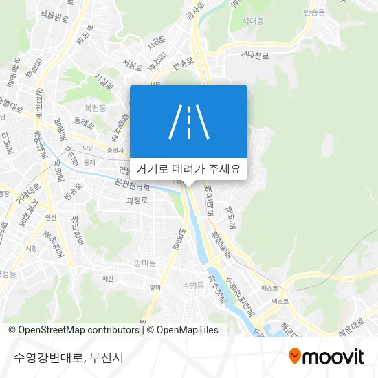 수영강변대로 지도