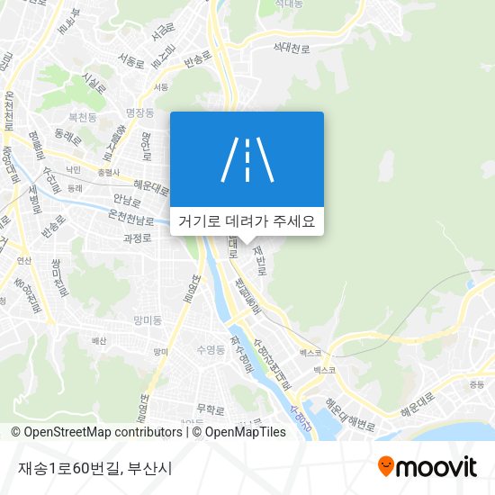 재송1로60번길 지도