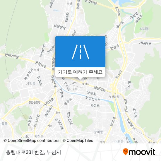충렬대로331번길 지도