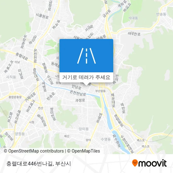 충렬대로446번나길 지도