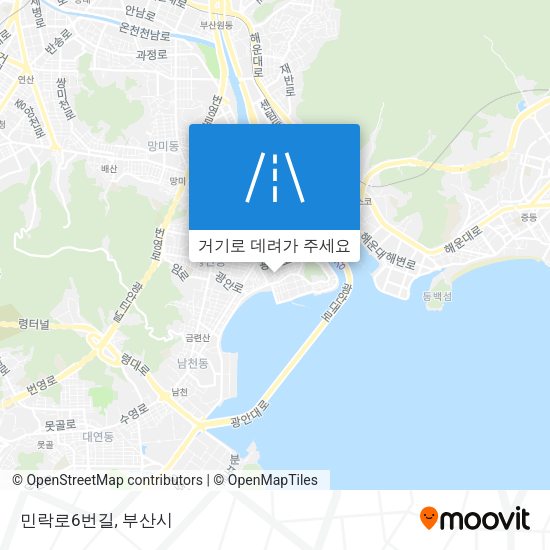 민락로6번길 지도