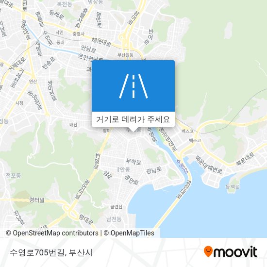 수영로705번길 지도