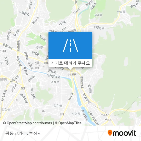 원동고가교 지도