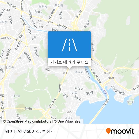 망미번영로60번길 지도