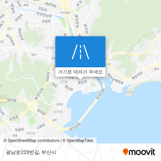 광남로223번길 지도