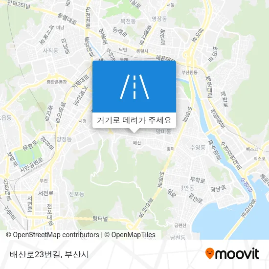 배산로23번길 지도