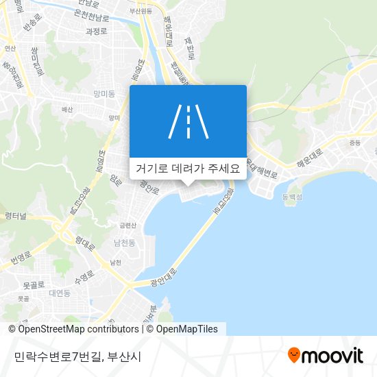 민락수변로7번길 지도