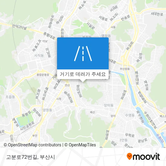 고분로72번길 지도
