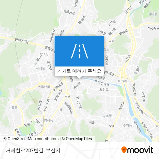 거제천로287번길 지도