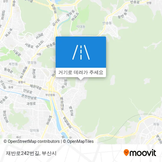 재반로242번길 지도