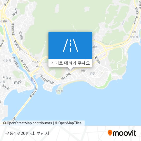 우동1로20번길 지도