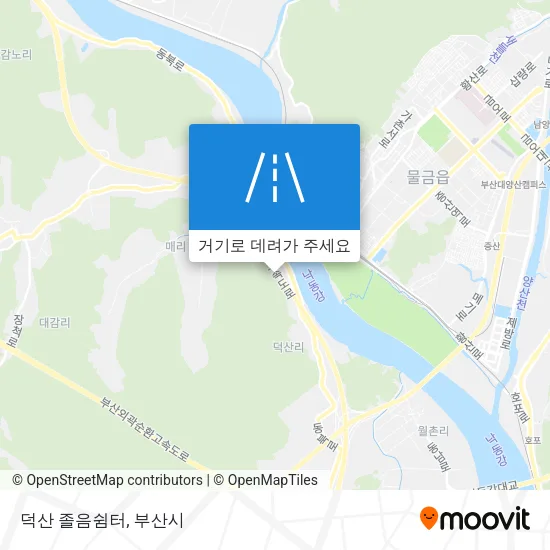 덕산 졸음쉼터 지도