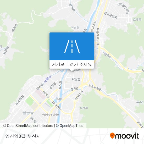 양산역8길 지도