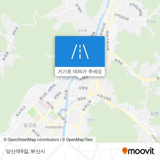 양산역9길 지도