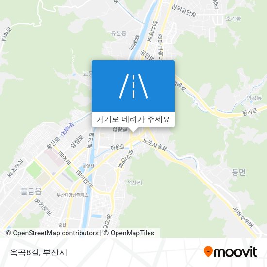 옥곡8길 지도