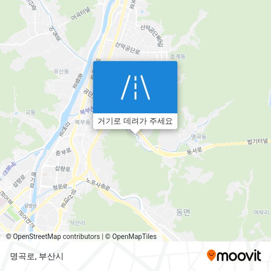 명곡로 지도