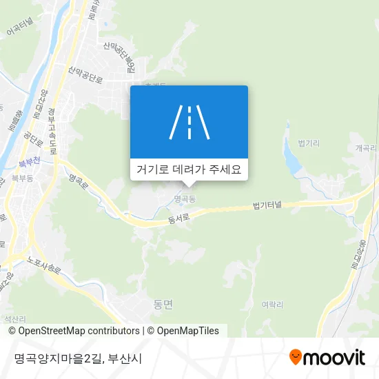 명곡양지마을2길 지도