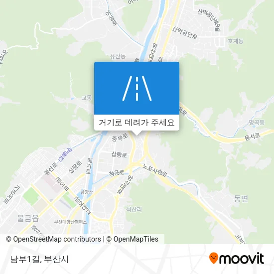 남부1길 지도