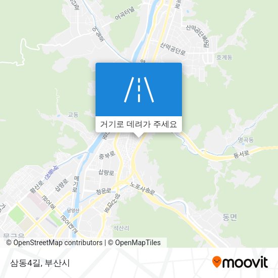 삼동4길 지도