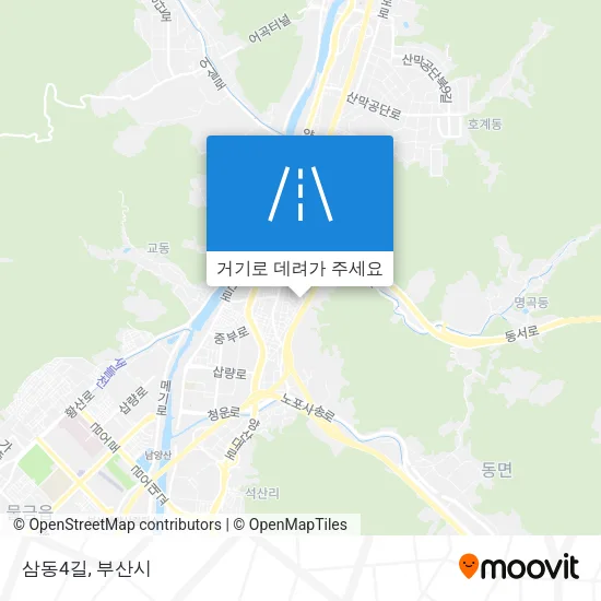 삼동4길 지도