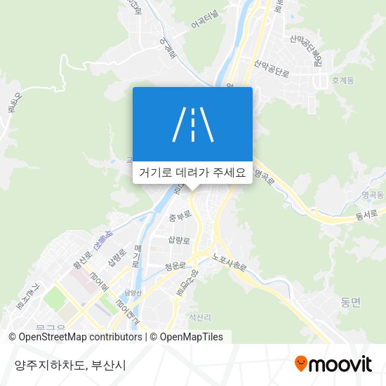 양주지하차도 지도