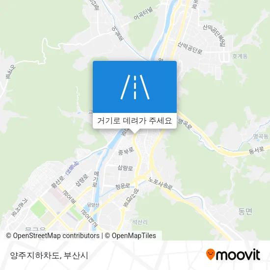 양주지하차도 지도
