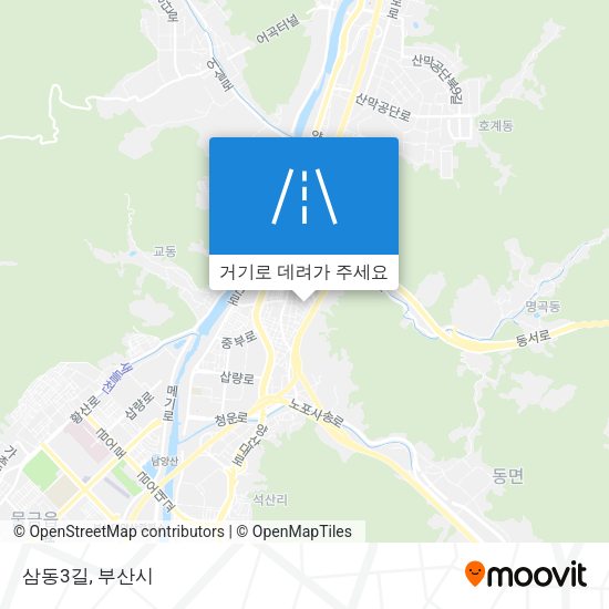 삼동3길 지도