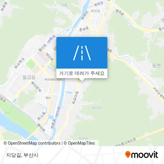 지당길 지도