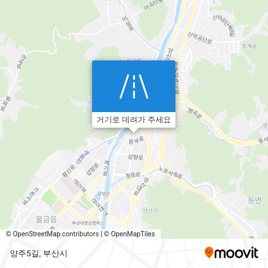 양주5길 지도