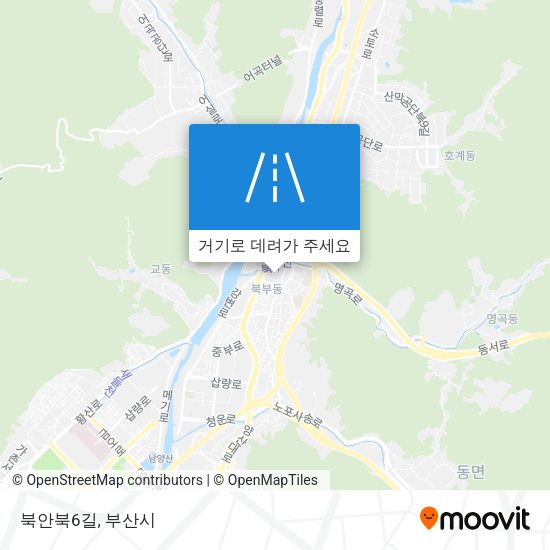 북안북6길 지도