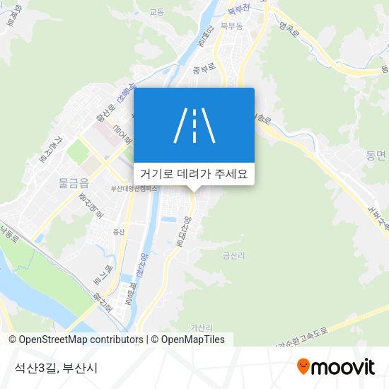 석산3길 지도