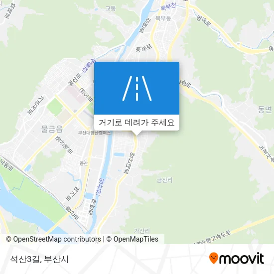 석산3길 지도